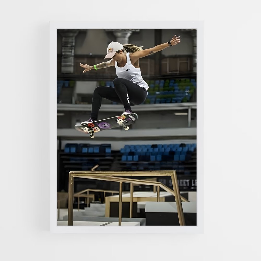 Poster Skate et Élan – affiche Skateboard (vue 3)